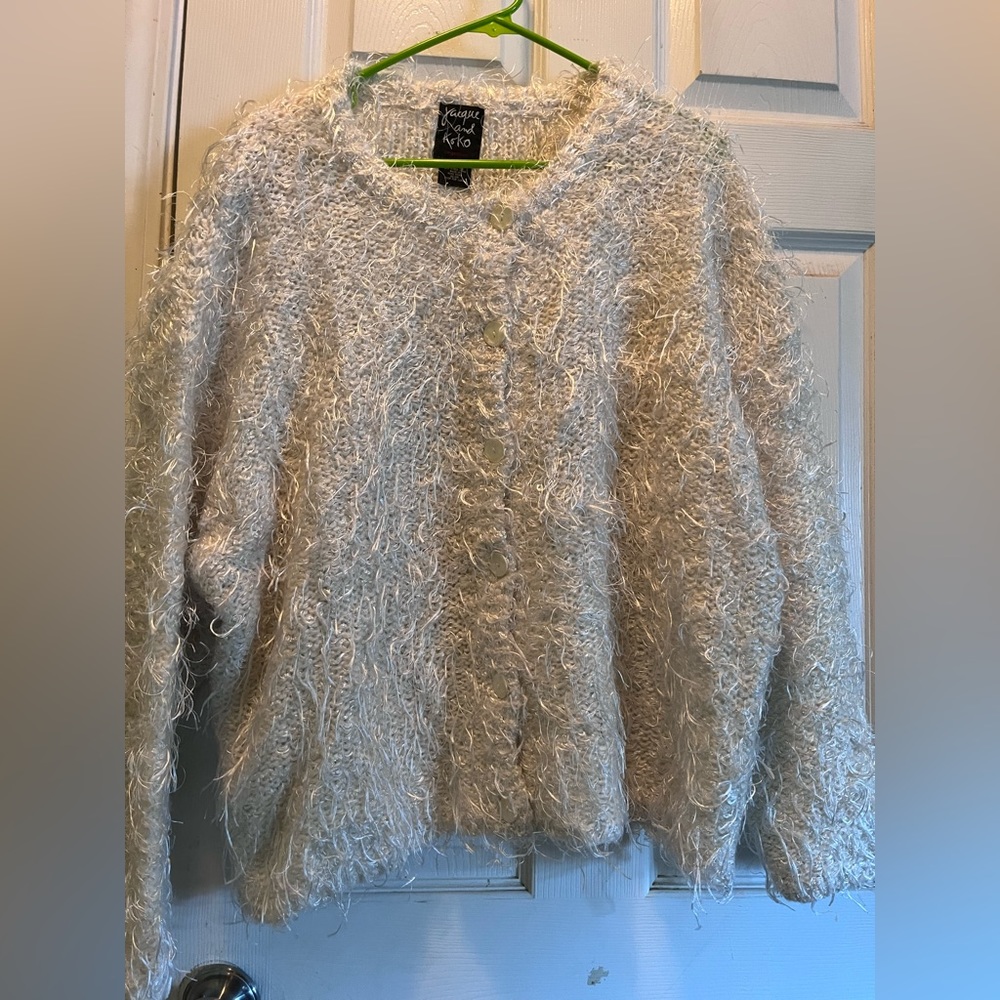 Ladies size 22/24 off-white beautiful sweater